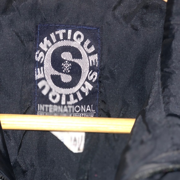 Women's Skitique International Black BomberJacket, S - Picture 3 of 4